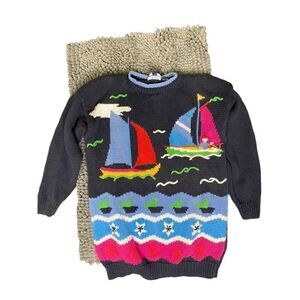 Vintage Best American Sailboat Sweater